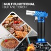 mollie Mini Butane Torch Lighter with Adjustable Flame, Small Refillable