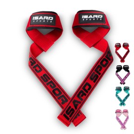 ISARD Sports Straps Gym - Gewichthebergürtel, Powerlifting, Bodybuilding, Gewichtheben und Fitness, Handgelenkstütze aus Neopren und Silikon, rutschfest, für Damen und Herren