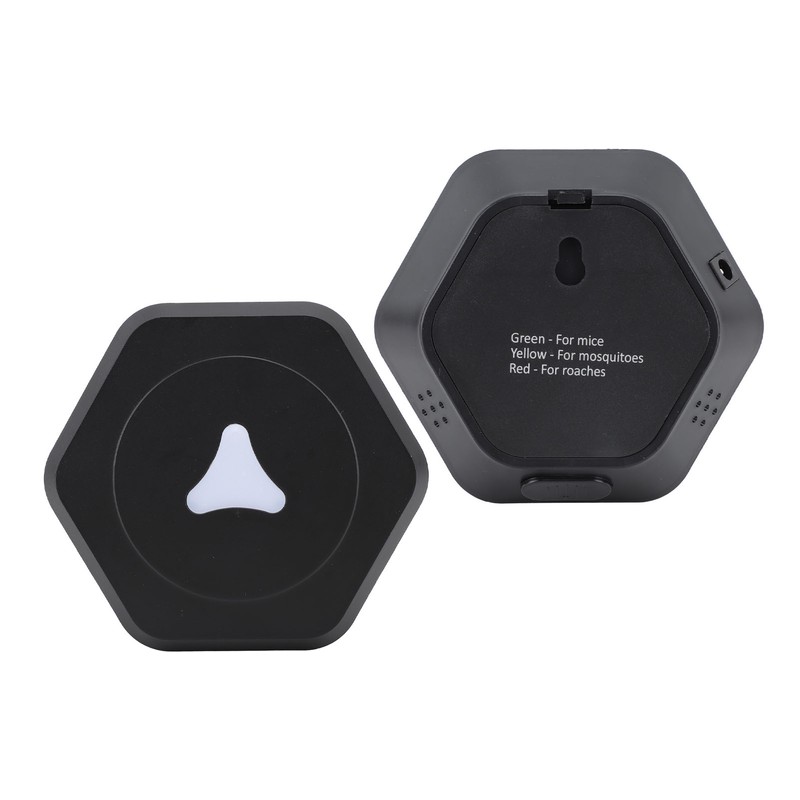 Ultrasonic Bugs Repeller Hex Shape Battery Powered Cordless 3 Modes