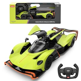 HTLNUZD 1/14 RC Car AMR Pro AMR23 Alloy Formula 1 for Aston Martin-Valkyrie Remote Control Car Model AMR Pro 600 mAh with Lights Adult Collectible