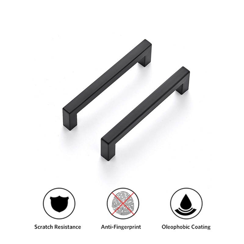 Ravinte 20 Pack Cabinet Handles Square Cabinets Cupboard Hanldes Matte