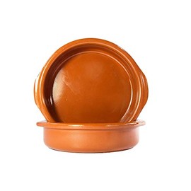 4 x 14cm Spanish terracotta dish Cazuela