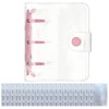 Sticker Album Transparent A8 3-Hole Mini Binder Office Supplies Refillable
