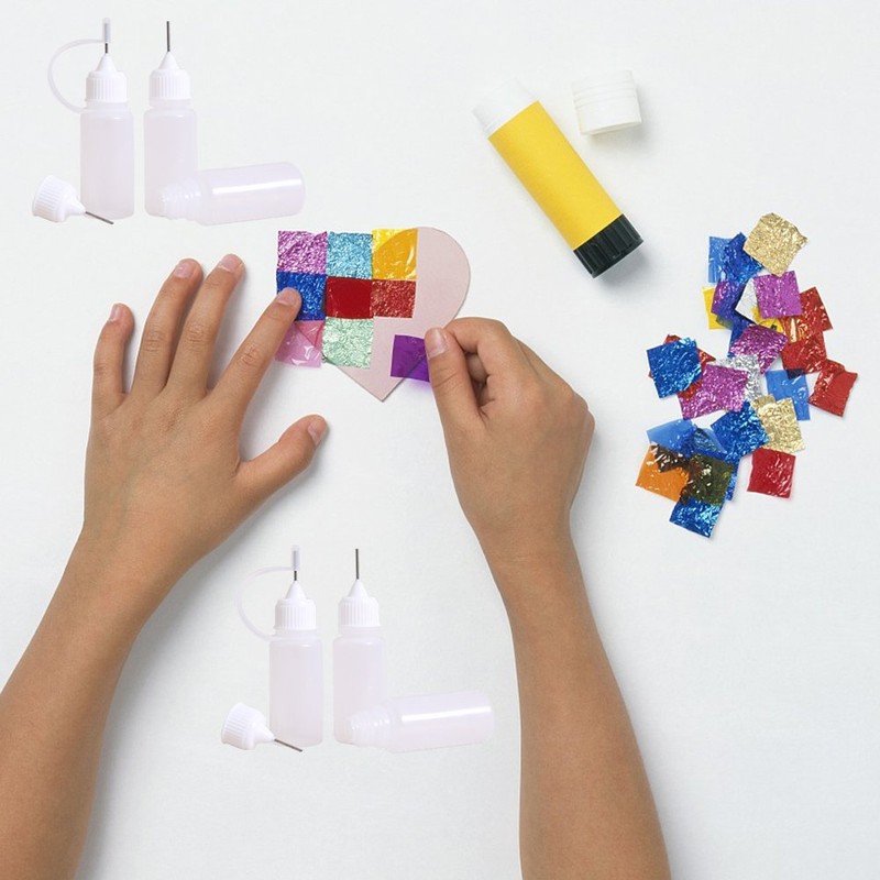 10Pcs 30ml Needle Tip Glue Bottle Applicator DIY Quilling Tool