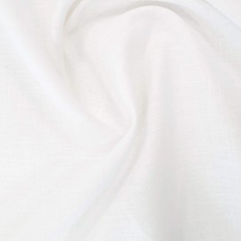 Öko Tex® Marian Linen, 100% Pure Linen for Sewing Clothing, Decoration and Much More - per Metre (Linen White)