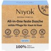 Niyok Sensitive All-in-One Solid Shower Bar, 80 g