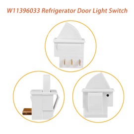 W11396033 3Feet Refrigerator Door Light Switch Fits Whirlpool Kenmore Kitchenaid Amana Maytag WR23X21444 W10847849 12466101 PS12731166