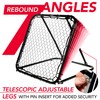Franklin Sports Basketball Pass Back Rebounder Net - Multi-Sport Training