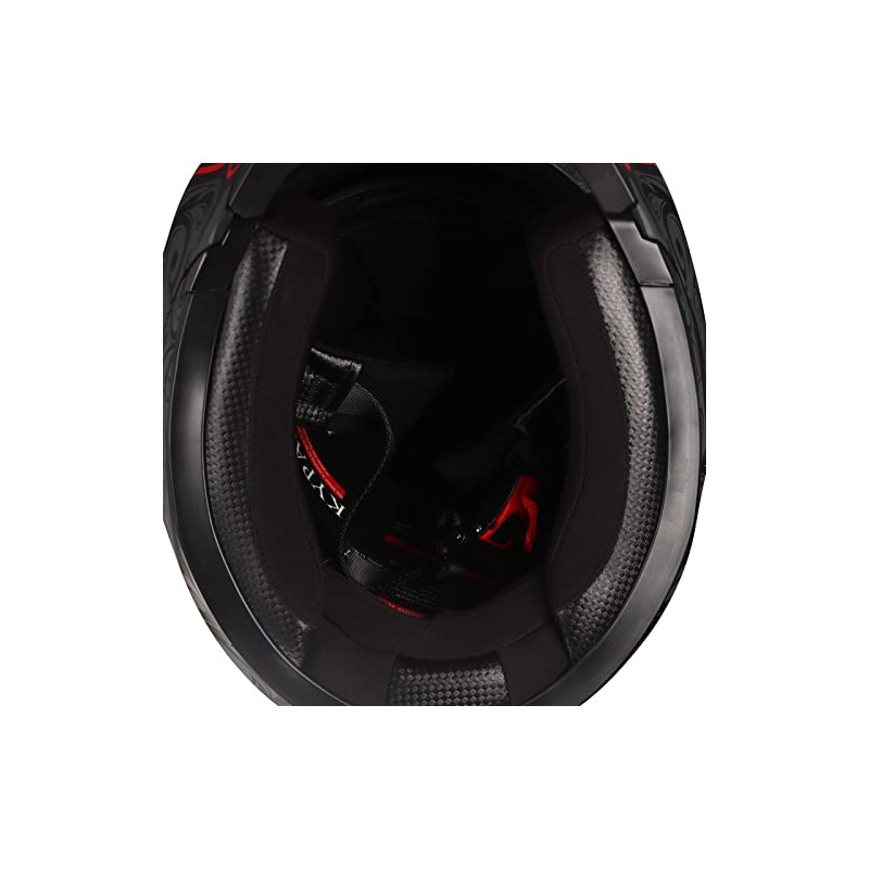 KYPARA Full Face Motorcycle Helmet with Internal Tinted Visor &
