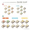 TOHKIN MZTSC-S7PO Mizutama Collaboration Design Slide Clips, Small, Pack of