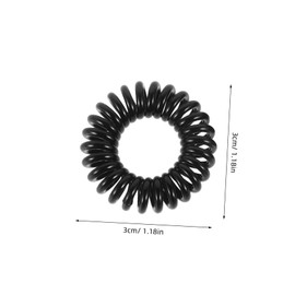 Healeved 9pcs Gradient Color Spiral Hair Ties for Women High Elasticity Coil Hair Accessories Versatile Suitable for Everyday Use