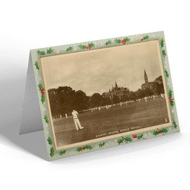 CHRISTMAS CARD - Vintage London - Dulwich College, Sports Ground