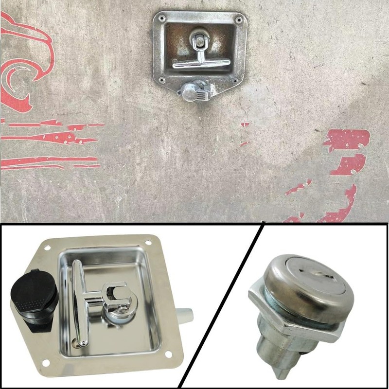 2 Pack Tool Box Locks with Keys - Replacement for