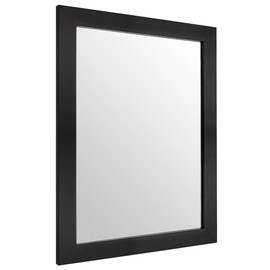 Ruomeng Wall Mirror Rectangle Decorative Mirror 12" x 16" for Entryway, Bedroom, Living Room, Black