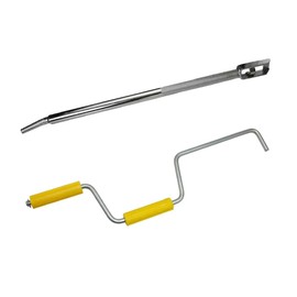 Mytee Products Strap Winder w/Winch Bar for Flatbed Trailer Winches - Quick Hand Strap Roller for Truckers - Winch Strap Winder for Winding - Flatbed Accessories