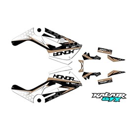 Kalair GFX Graphics Kit for Honda NAVI (2016-2022) Proxima Series Tan 21 Mil - Dirt bike Custom Racing Graphics Decals Stickers Kit, no-plastics