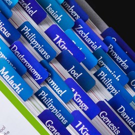 Bible Tabs for Women and Men, Easy to Remove & Read Bible Book Tabs for Study Bible, Index Tabs for Old and New Testament, Bible Labels Tabs for Bible Study Supplies and Accessories