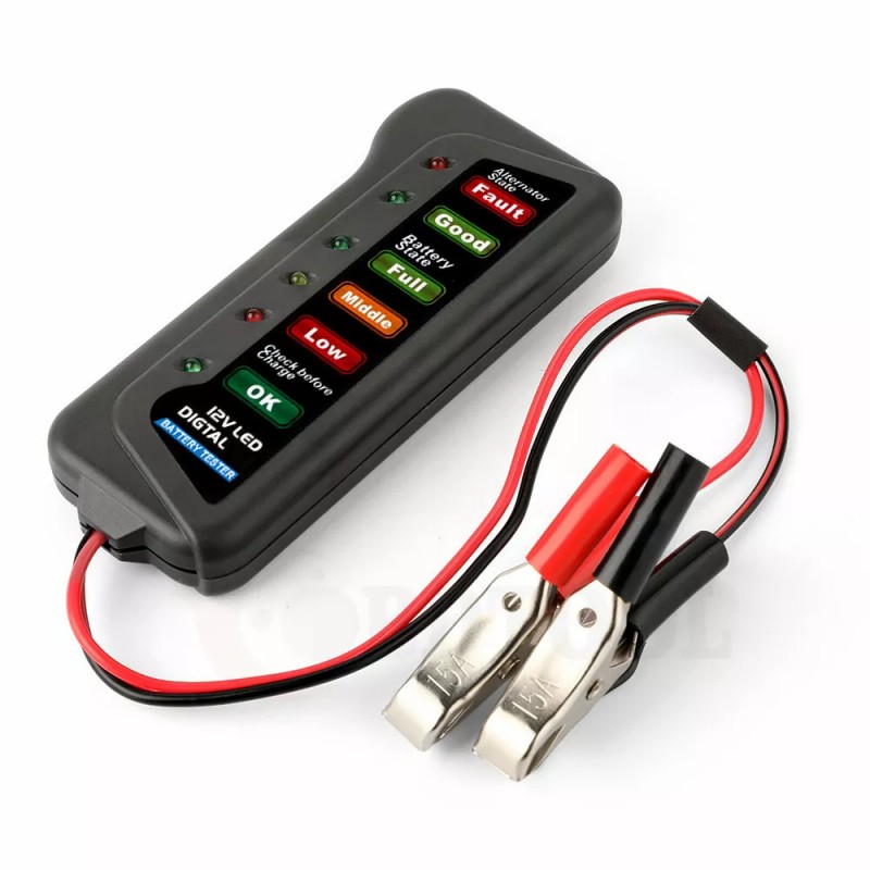 Unbrand 12V Car Battery Tester Digital Alternator Check Battery Alternator