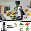 CHEFOLLA Multifuncional Cortador de Verduras,Mandolina Rallador de Verduras