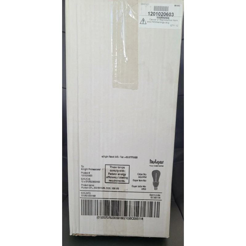 Plumen 002 Low Energy Light Bulb Original 6W Screw E26