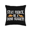 Dino Nugget Plush Pillow Chicken Nuggets Lover Throw Pillow