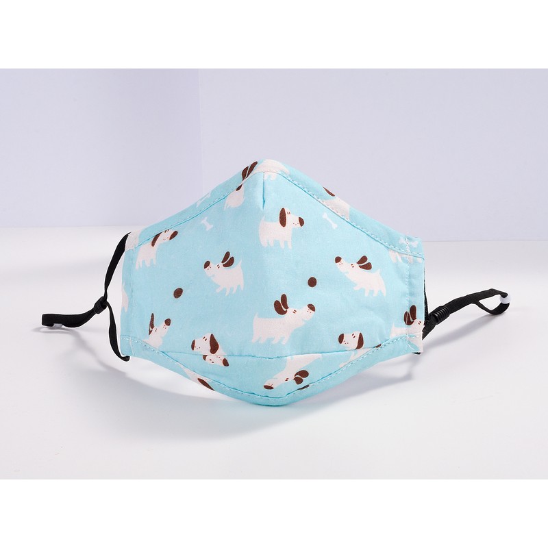 3-7 Years old Kids Face Masks Reusable, 100% Cotton, Triple