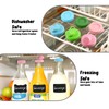 6 Pack Silicone Milk Bottle Caps, 48mm Diameter Glass Jug