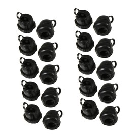 Healeved 20pcs Round Wire Protectors for Cable Strain Relief Grommets for Cord Organization and Protection for Power Cords and Electronic Wires