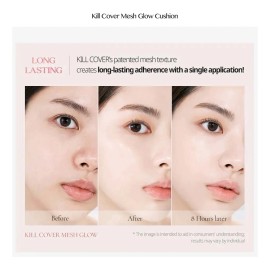 Clio Kill Cover Mesh Glow Cushion Spf50 Incluye Repuesto Tono 4 ginger