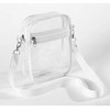 Clear Stadium Approved Crossbody Bag – Transparent PVC Shoulder Purse