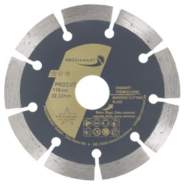 Prodiamant Diamond Cutting Disc - Concrete, Stone, Brick, Universal - Saw Blade for Dry and Wet Cutting