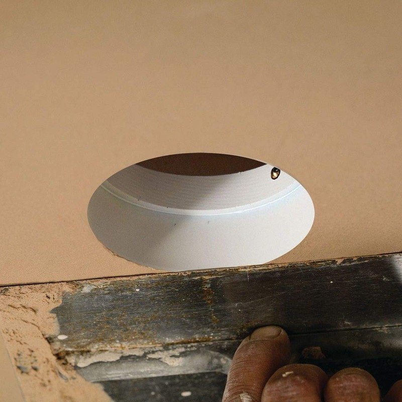 RAVEL Fire Rated Round Trimless Plaster in GU10 LED Anti