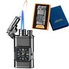 Torch Magic Dual Flame Lighter - Windproof with Visible Fuel