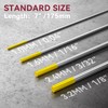 ARCCAPTAIN TIG Welding Tungsten Electrode 10-Pack 3/32"x 7"(Gold - 1.5%