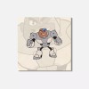 Unbranded Teen Titans Cartoon Cyborg 4'' X 4'' Square Wooden