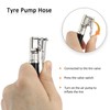 SVUPUE Tyre Pump Hose, Extension Inflator Hose, Inflator Connector, 13mm,