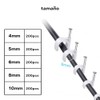 1000pcs Circle Cable Clips with Steel Nail,Clips de Alambre para