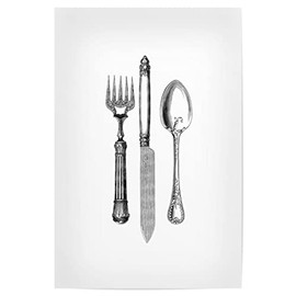 artboxONE Poster 30 x 20 cm Kitchen Typography Vintage Kitchen Print