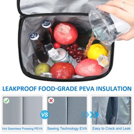 Tenot Cooler Backpack 33 Cans Backpack Coolers Insulated Leak Proof Soft Beach Cooler Bag for Men Women Ice Chest Backpack Camping Hiking Picnic Travel Cooler Lunch Backpack Light Grey