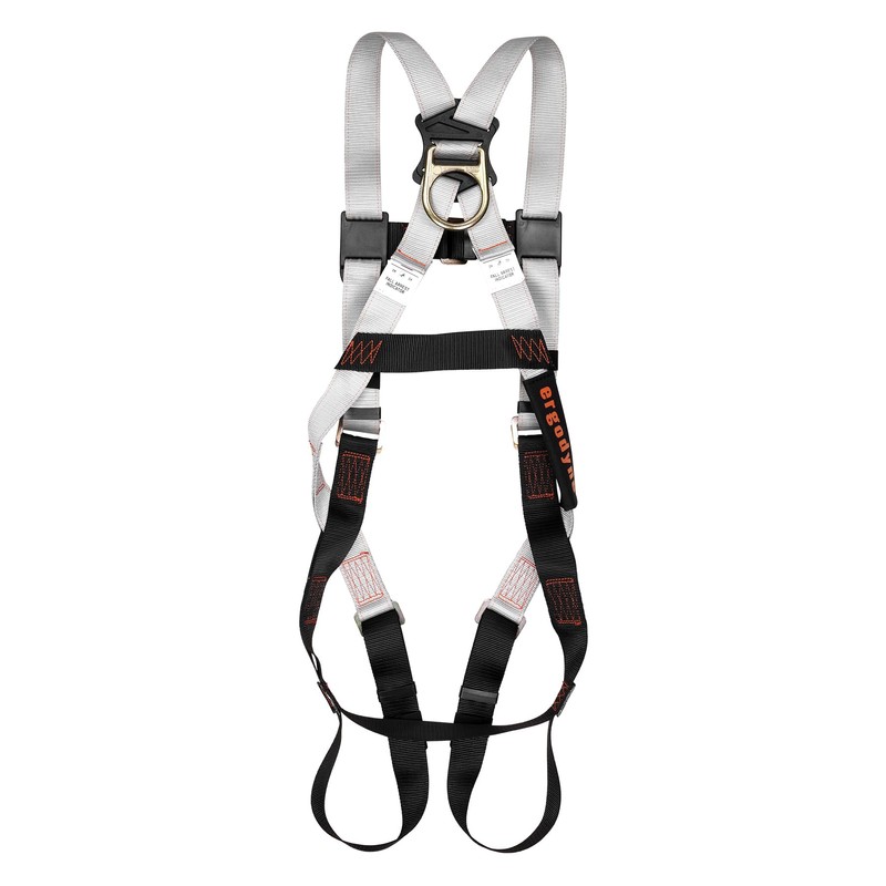 Ergodyne Fall Restraint Harness and Lanyard, Fall Prevention Safety System