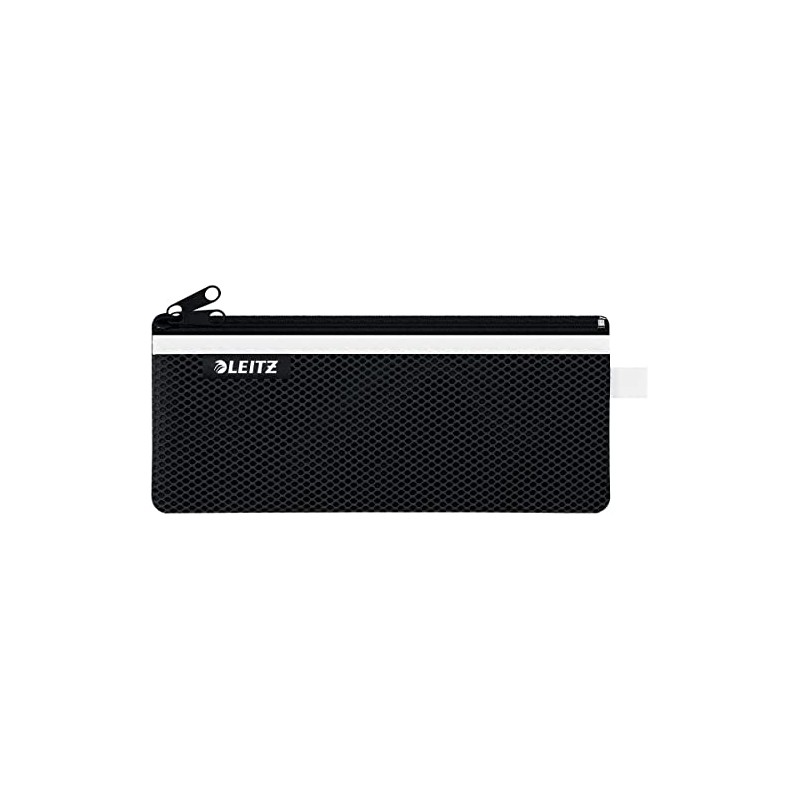 Leitz WOW 40120095 Pencil Case with 2 Compartments, Smooth Zip,