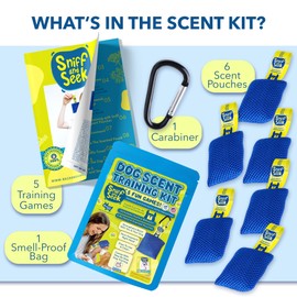 Race&Herd | Original Sniff & Seek Dog Scent Training Kit | Interactive Nosework & Brain Game for Dogs | Scent Nosework Training & Enrichment Toy