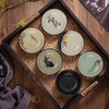 clothmile 6 Pieces Japanese Retro Ceramic Dipping Bowls 4 Inch