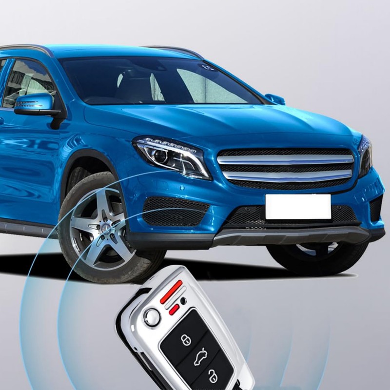 Happyit Zinc Alloy Car Key Cover Key Fob Cases Compatible