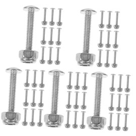 Abaodam 50pcs Foosball Table Hardware Foosball Screws Nuts for Game Table Stability Fixing Professional Replacement Parts for Machine