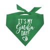 It's My Gotcha Day Dog Bandana| 100% Cotton Adjustable Triangle