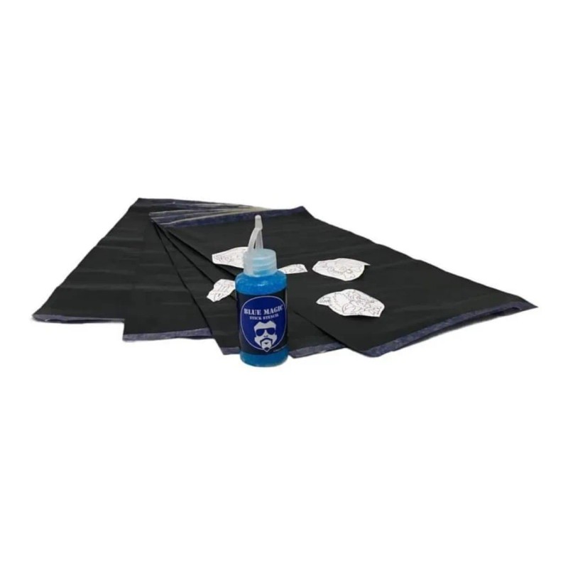 Kit Pega Esténcil 5 Hojas Hectográficas + Gel Transfer