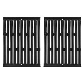 DELSbbq 7523 15" Grill Grates for Weber Genesis Silver A, Spirit 500, Spirit E-210, Spirit S-200/210, Porcelain Enameled Cooking Grid Grates, 7521 7522 65904 65905