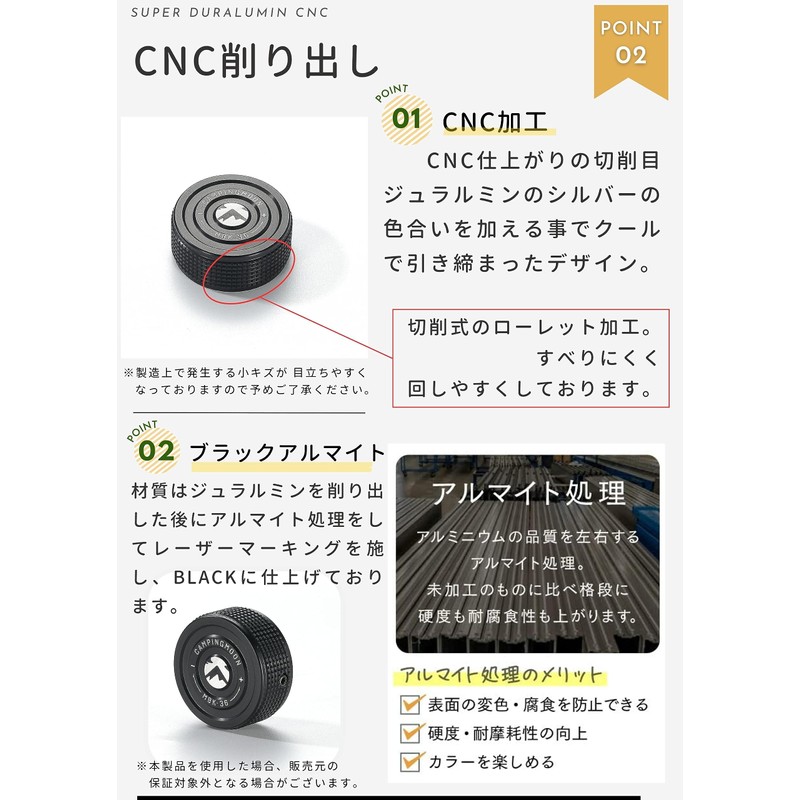 Camping Moon MBK-36 Flat Burner GS-450 Knob for Installation
