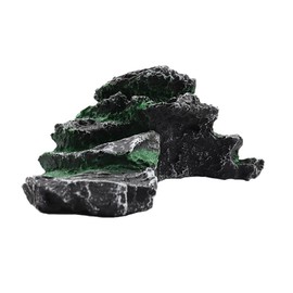 NUZAMAS Turtle Sun Platform Ramp Turtle Pool Shelter Habitat Decor Resin Platform Stairs for Climbing Turtle Stone Habitat Ornament